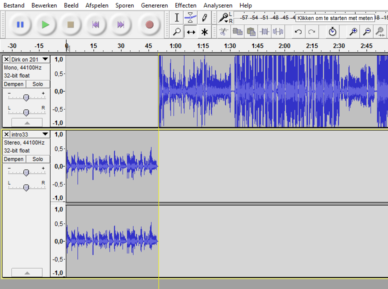 Podcast productie - Slepen