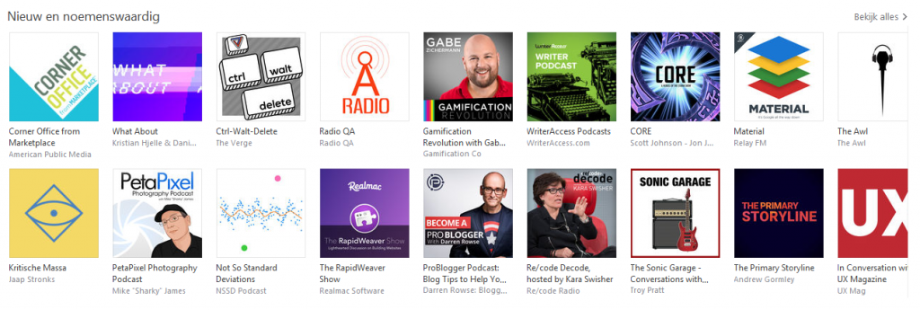 iTunes nieuw en noemenswaardig